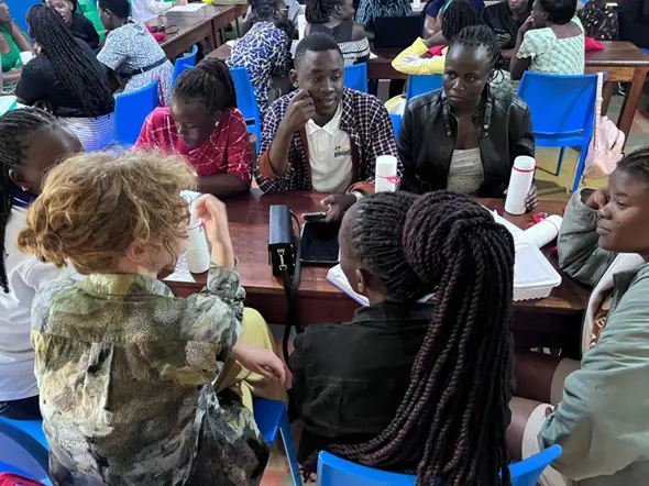 Students working together during the 2025 edition of the summer school