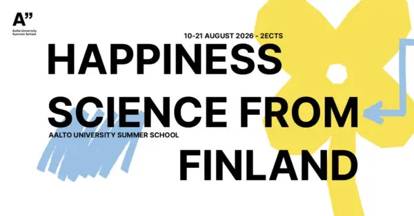 Simple yellow flower illustration and the course name on the top of it