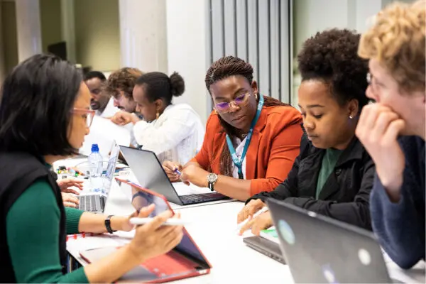 Students from the Institute of Tropical Medicine, Antwerp.