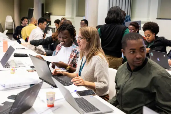 Students from the Institute of Tropical Medicine, Antwerp.