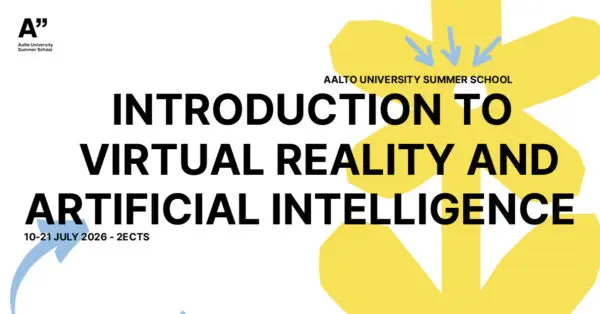 Simple yellow flower illustration and the course name on the top of it