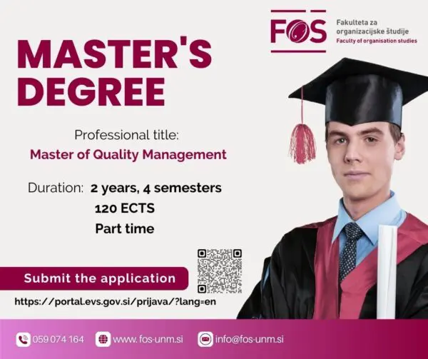 Master’s Degree Programme – Quality Management