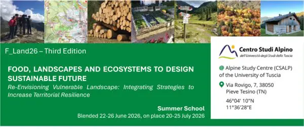 Food, Landscapes and Ecosystems to Design Sustainable Future Re-Envisioning Vulnerable Landscape: Integrating Strategies To Increase Territorial Resilience