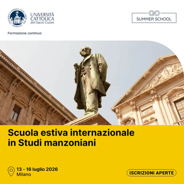 Scuola Estiva Internazionale in Studi Manzoniani